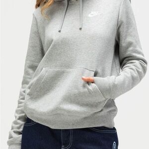 Nike Gray Oversized Hoodie Relaxed Fit